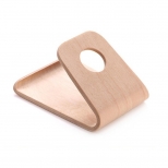 Universele telefoonstandaard van berkenhout